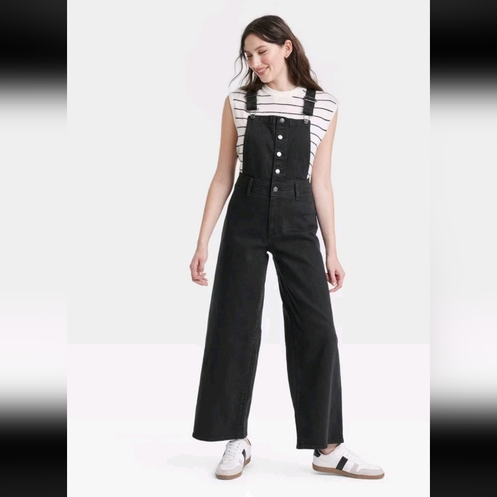 Universal Thread. Women's Denim Sailor Overalls -  New  - 14